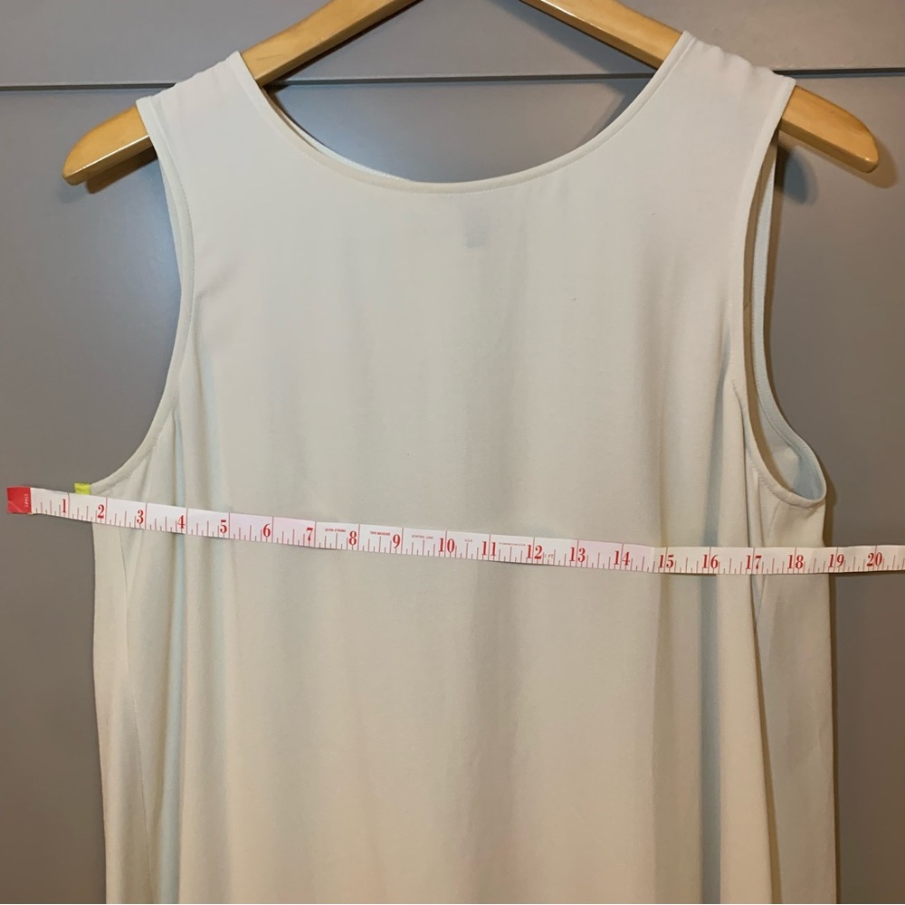 Eileen Fisher 100% Silk Georgette Crepe High Low Tunic Top Size Women’s Medium - Picture 2 of 7